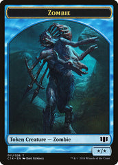 Ape // Zombie (011/036) Double-Sided Token [Commander 2014 Tokens] | Tables and Towers