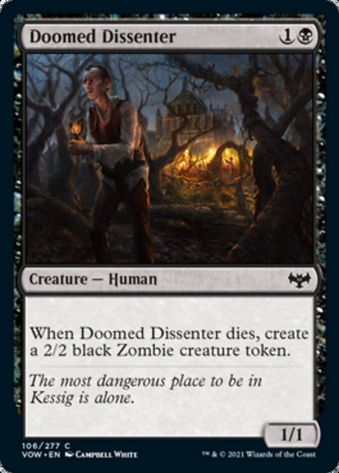 Doomed Dissenter [Innistrad: Crimson Vow] | Tables and Towers