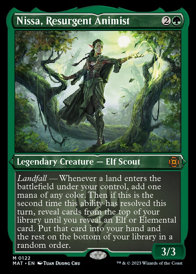 Nissa, Resurgent Animist (Foil Etched) [March of the Machine: The Aftermath] | Tables and Towers