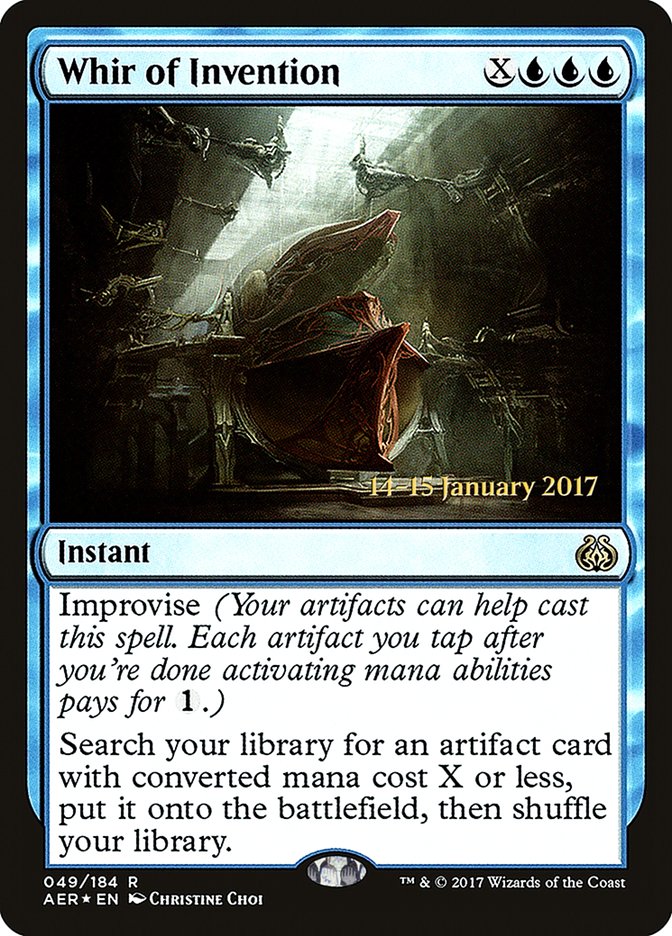 Whir of Invention [Aether Revolt Prerelease Promos] | Tables and Towers