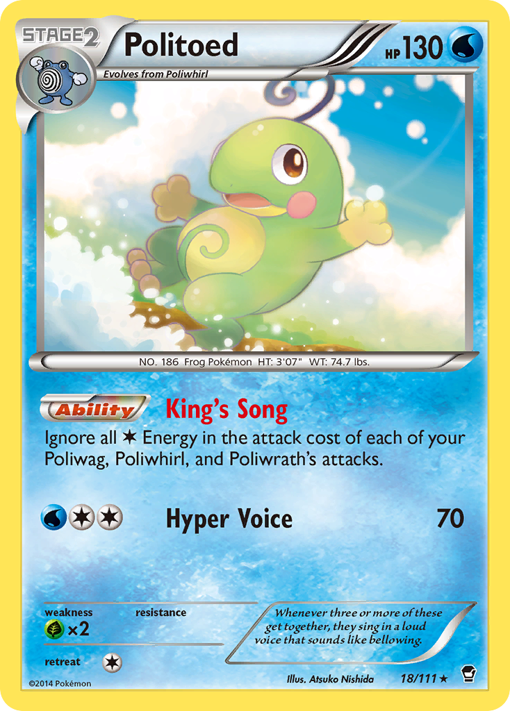 Politoed (18/111) [XY: Furious Fists] | Tables and Towers