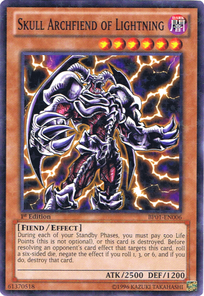 Skull Archfiend of Lightning [BP01-EN006] Starfoil Rare | Tables and Towers