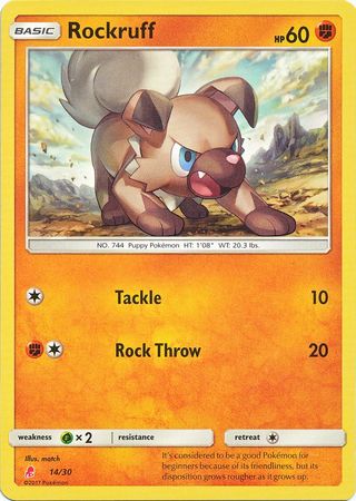 Rockruff (14/30) [Sun & Moon: Trainer Kit - Lycanroc] | Tables and Towers