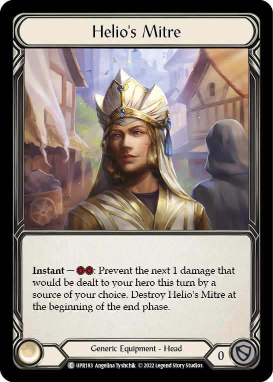 Helio's Mitre [UPR183] (Uprising)  Cold Foil | Tables and Towers