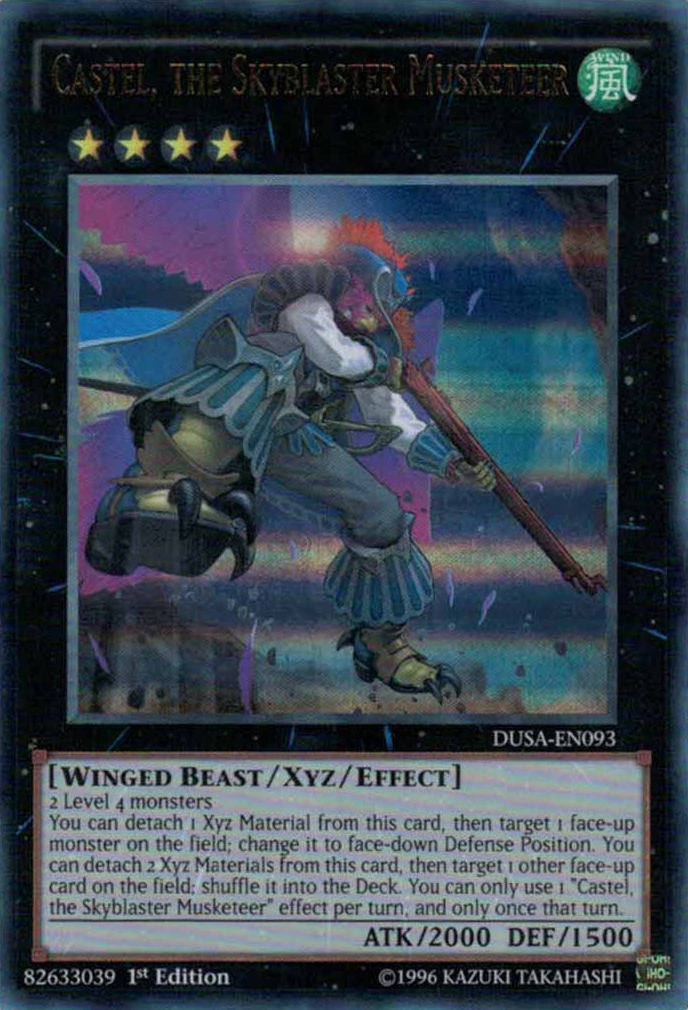 Castel, the Skyblaster Musketeer [DUSA-EN093] Ultra Rare | Tables and Towers