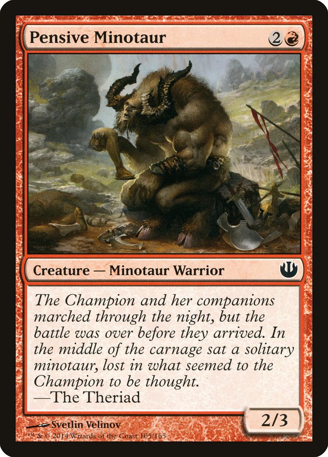 Pensive Minotaur [Journey into Nyx] | Tables and Towers