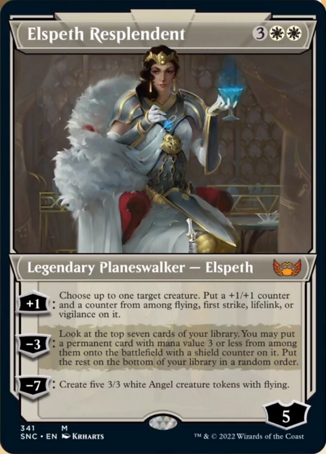 Elspeth Resplendent (Showcase Art Deco) [Streets of New Capenna] | Tables and Towers