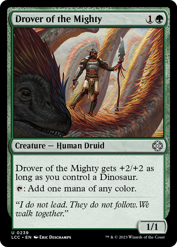 Drover of the Mighty [The Lost Caverns of Ixalan Commander] | Tables and Towers