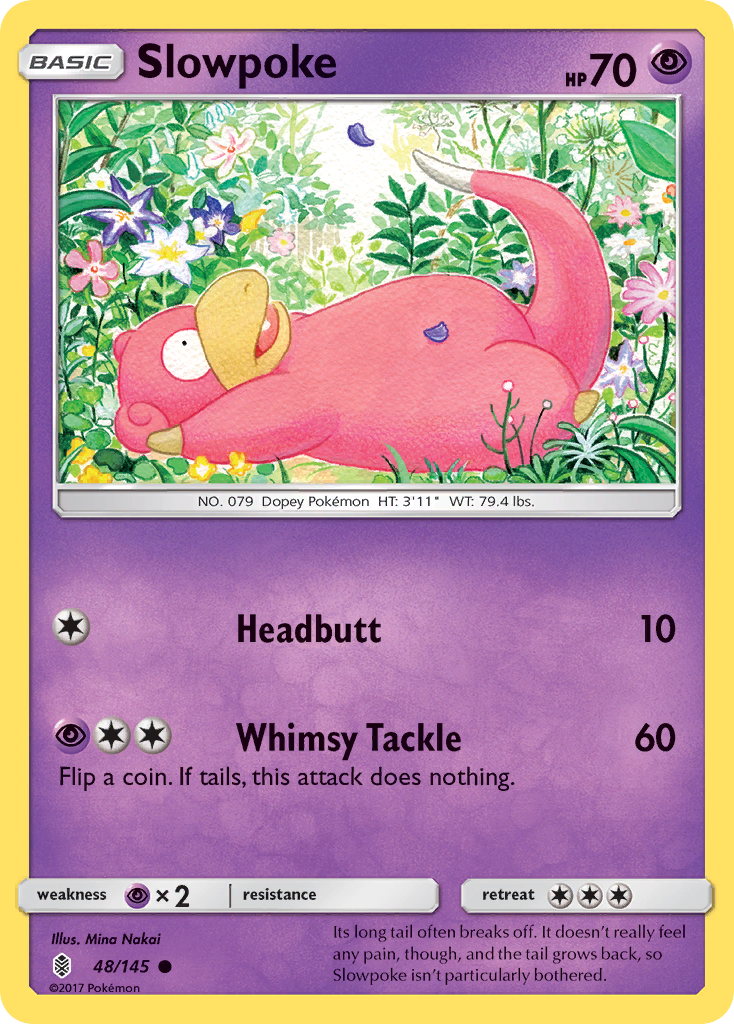 Slowpoke (48/145) [Sun & Moon: Guardians Rising] | Tables and Towers