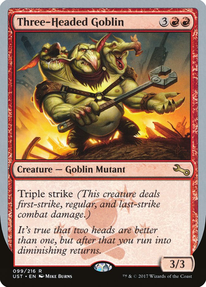 Three-Headed Goblin [Unstable] | Tables and Towers