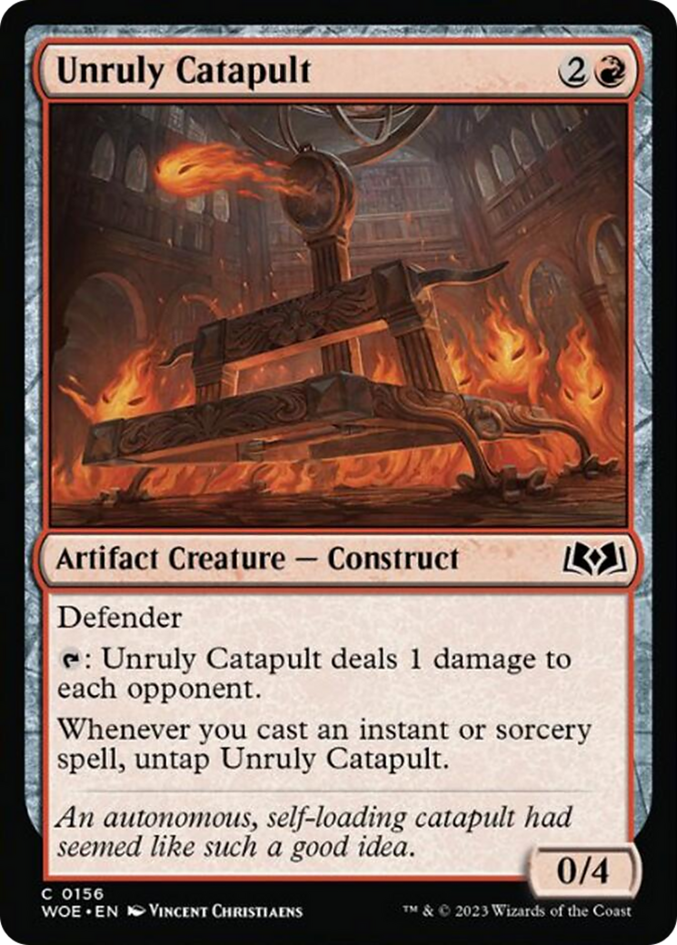 Unruly Catapult [Wilds of Eldraine] | Tables and Towers