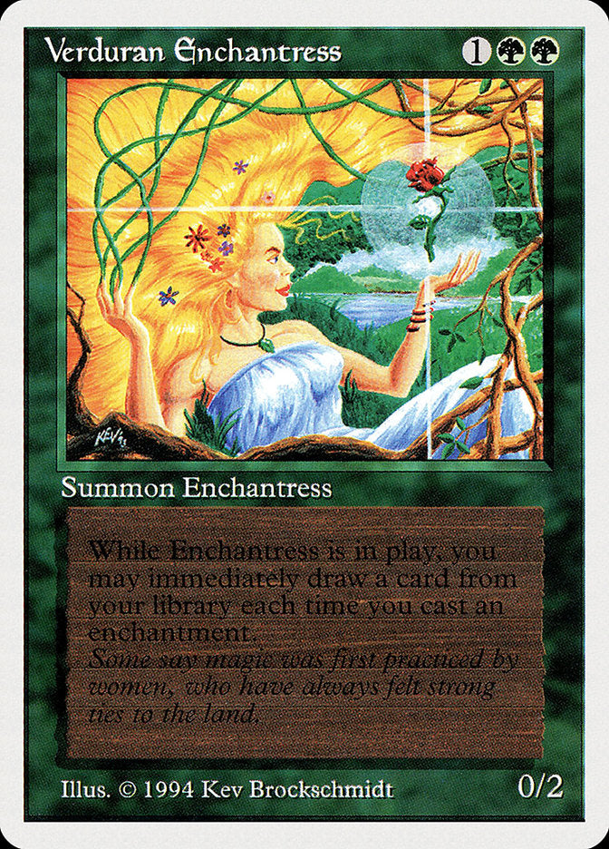 Verduran Enchantress [Summer Magic / Edgar] | Tables and Towers