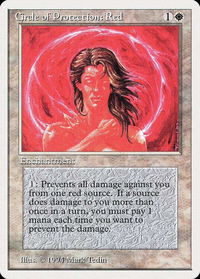 Circle of Protection: Red [Summer Magic / Edgar] | Tables and Towers