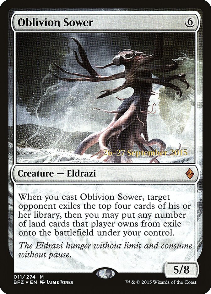 Oblivion Sower [Battle for Zendikar Prerelease Promos] | Tables and Towers