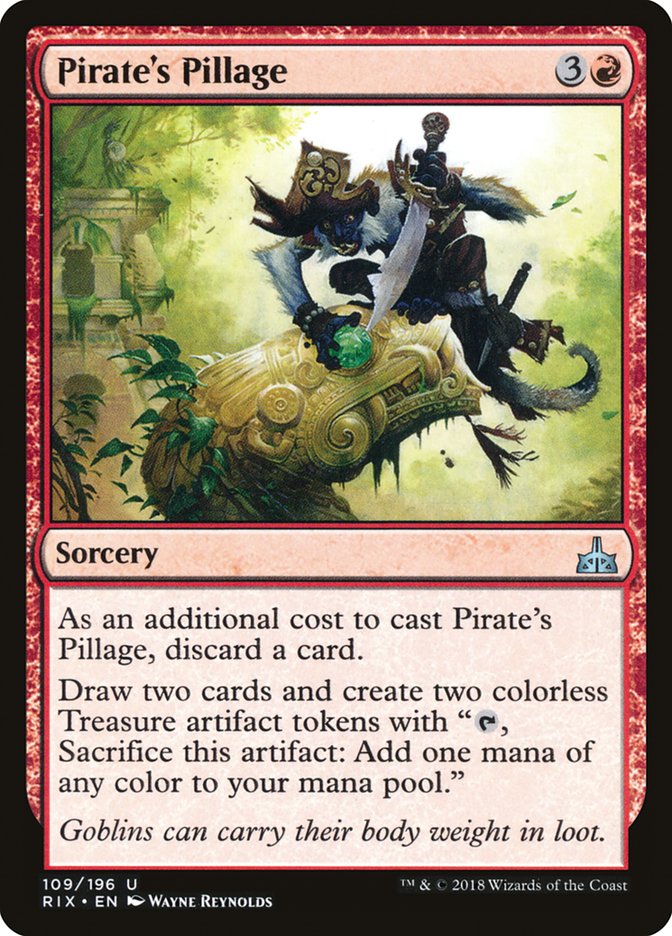 Pirate's Pillage [Rivals of Ixalan] | Tables and Towers