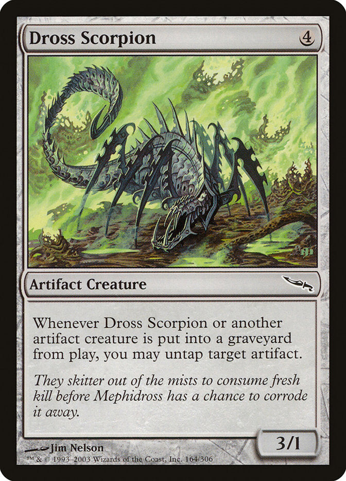 Dross Scorpion [Mirrodin] | Tables and Towers