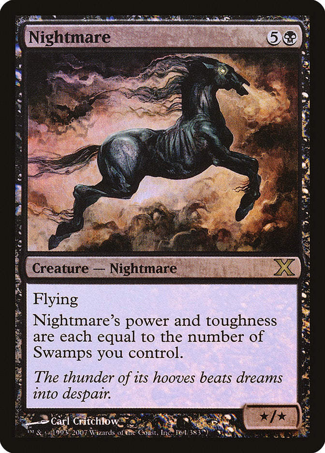 Nightmare (Premium Foil) [Tenth Edition] | Tables and Towers