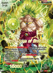 Broly // Broly, Surge of Brutality (Gold Stamped) (P-181) [Mythic Booster] | Tables and Towers