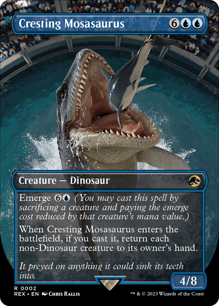 Cresting Mosasaurus (Borderless) [Jurassic World Collection] | Tables and Towers