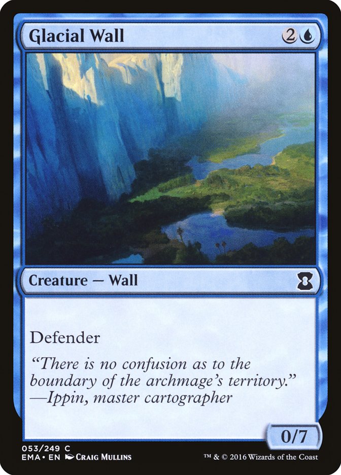 Glacial Wall [Eternal Masters] | Tables and Towers