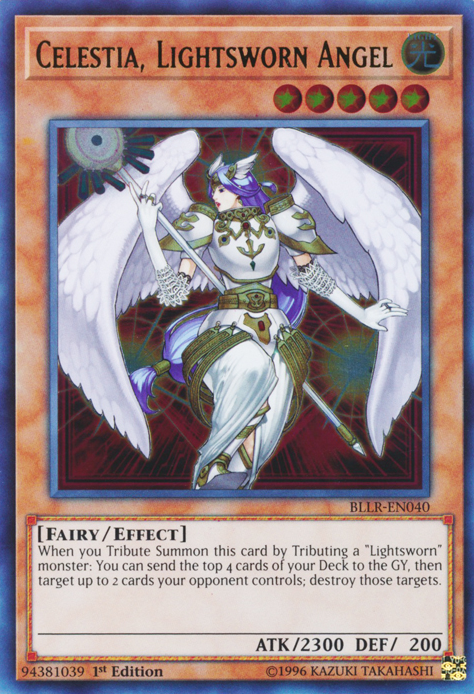 Celestia, Lightsworn Angel [BLLR-EN040] Ultra Rare | Tables and Towers