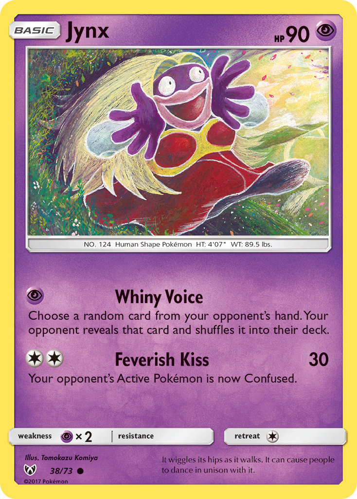 Jynx (38/73) [Sun & Moon: Shining Legends] | Tables and Towers