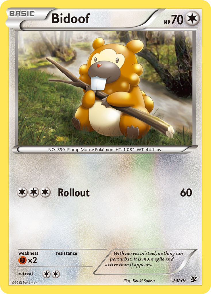 Bidoof (29/39) [XY: Kalos Starter Set] | Tables and Towers