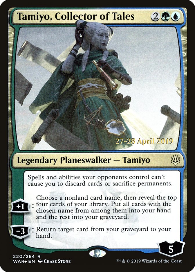 Tamiyo, Collector of Tales [War of the Spark Prerelease Promos] | Tables and Towers