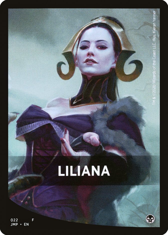 Liliana Theme Card [Jumpstart Front Cards] | Tables and Towers