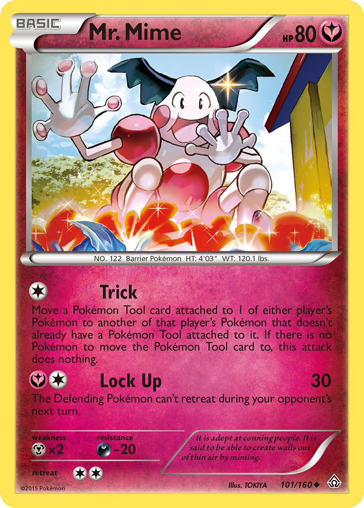 Mr. Mime (101/160) [XY: Primal Clash] | Tables and Towers