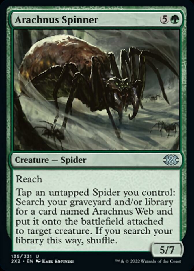 Arachnus Spinner [Double Masters 2022] | Tables and Towers