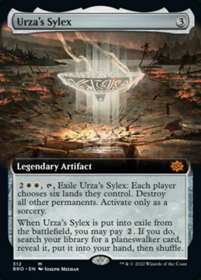 Urza's Sylex (Extended Art) [The Brothers' War] | Tables and Towers