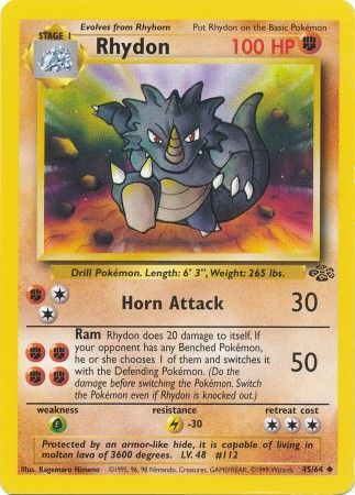 Rhydon (45/64) [Jungle Unlimited] | Tables and Towers