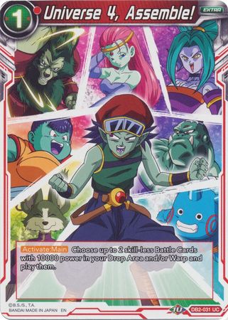 Universe 4, Assemble! (Reprint) (DB2-031) [Battle Evolution Booster] | Tables and Towers