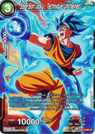 SSB Son Goku, Technique Unchained (BT11-006) [Vermilion Bloodline 2nd Edition] | Tables and Towers