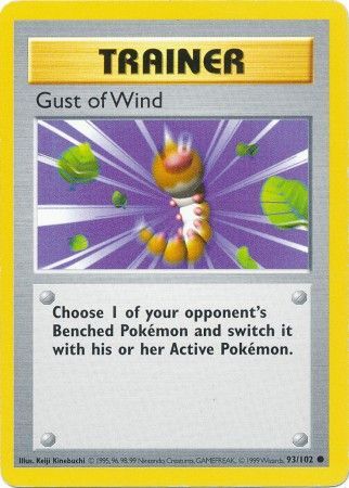 Gust of Wind (93/102) [Base Set Shadowless Unlimited] | Tables and Towers