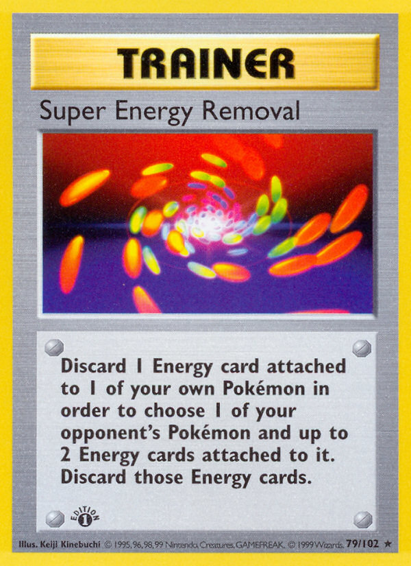 Super Energy Removal (79/102) (Shadowless) [Base Set 1st Edition] | Tables and Towers