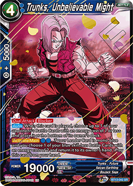 Trunks, Unbelievable Might (BT13-042) [Supreme Rivalry] | Tables and Towers