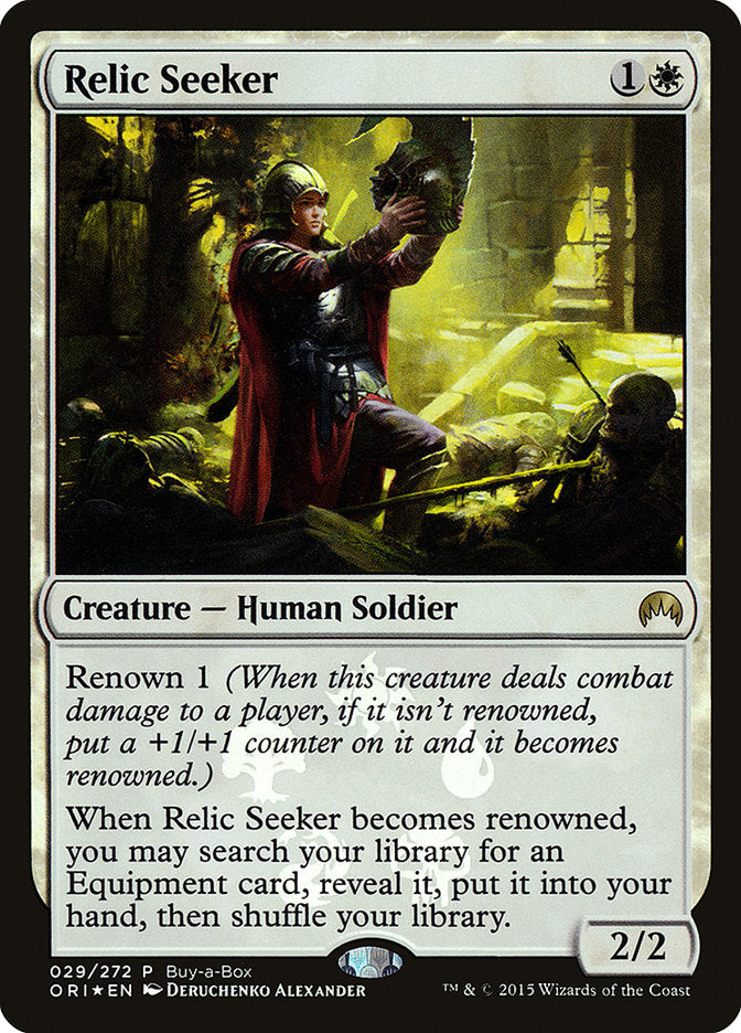 Relic Seeker (Buy-A-Box) [Magic Origins Promos] | Tables and Towers