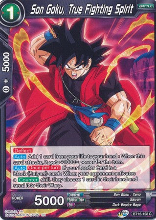 Son Goku, True Fighting Spirit (BT12-128) [Vicious Rejuvenation] | Tables and Towers