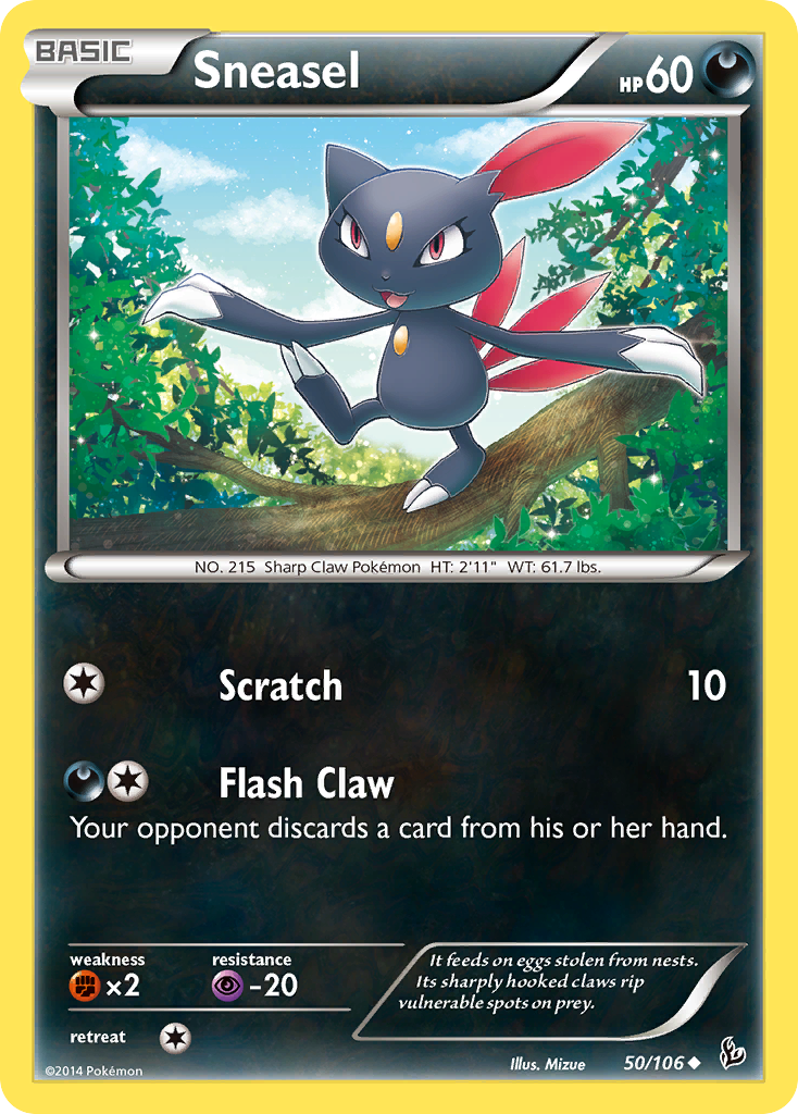 Sneasel (50/106) [XY: Flashfire] | Tables and Towers