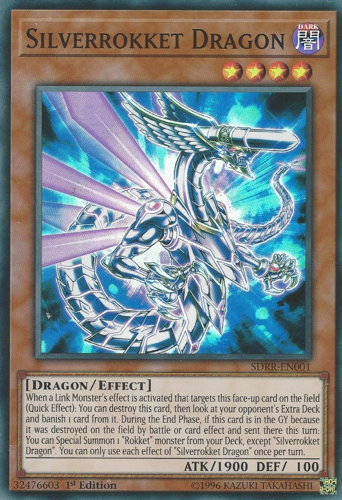 Silverrokket Dragon [SDRR-EN001] Super Rare | Tables and Towers