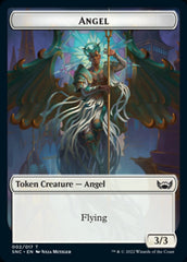 Ogre Warrior // Angel Double-Sided Token [Streets of New Capenna Tokens] | Tables and Towers