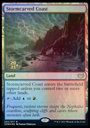 Stormcarved Coast [Innistrad: Crimson Vow Prerelease Promos] | Tables and Towers