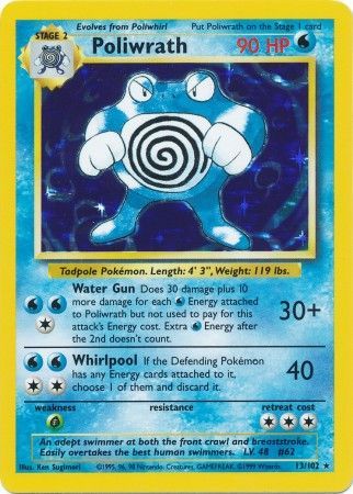 Poliwrath (13/102) [Base Set Unlimited] | Tables and Towers