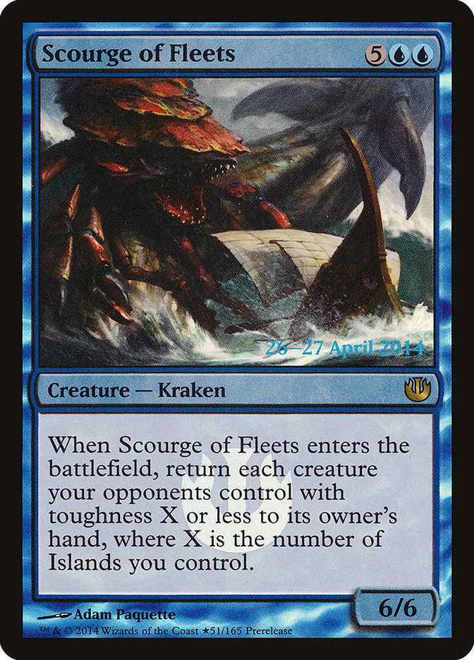 Scourge of Fleets [Journey into Nyx Prerelease Promos] | Tables and Towers