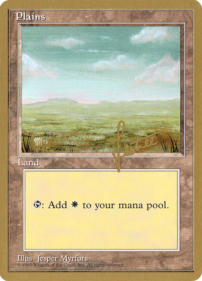 Plains (bl364) (Bertrand Lestree) [Pro Tour Collector Set] | Tables and Towers