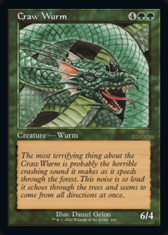 Craw Wurm (Retro) [30th Anniversary Edition] | Tables and Towers