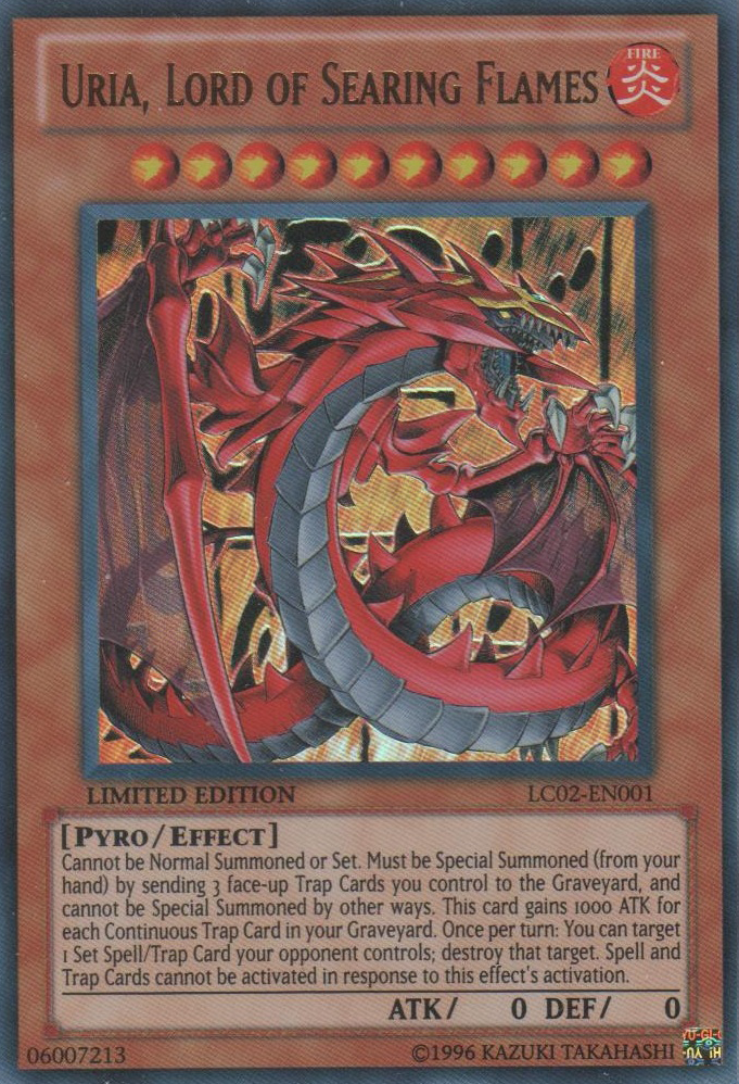 Uria, Lord of Searing Flames [LC02-EN001] Ultra Rare | Tables and Towers