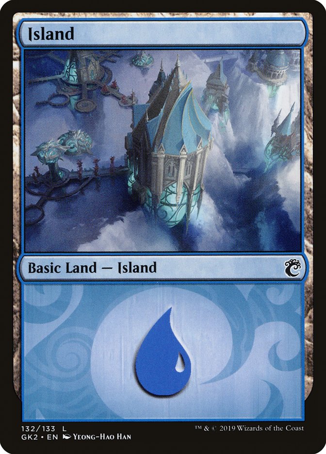 Island (132) [Ravnica Allegiance Guild Kit] | Tables and Towers